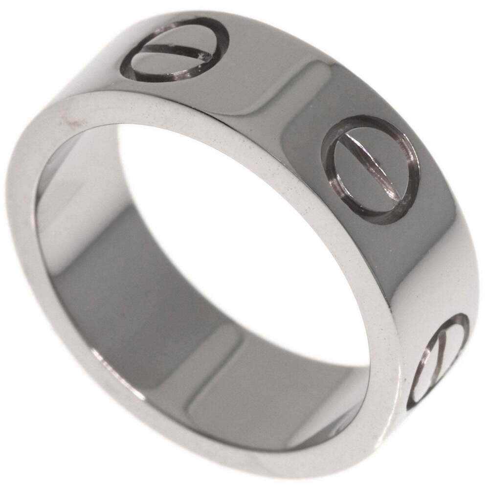 Cartier Love Ring #45, 18K White Gold, Women's Ring, CARTIER